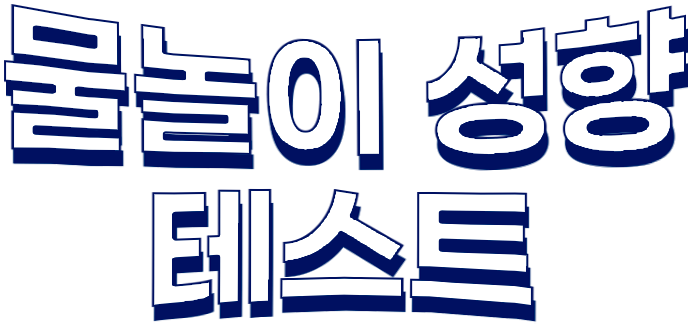 물놀이 성향 테스트